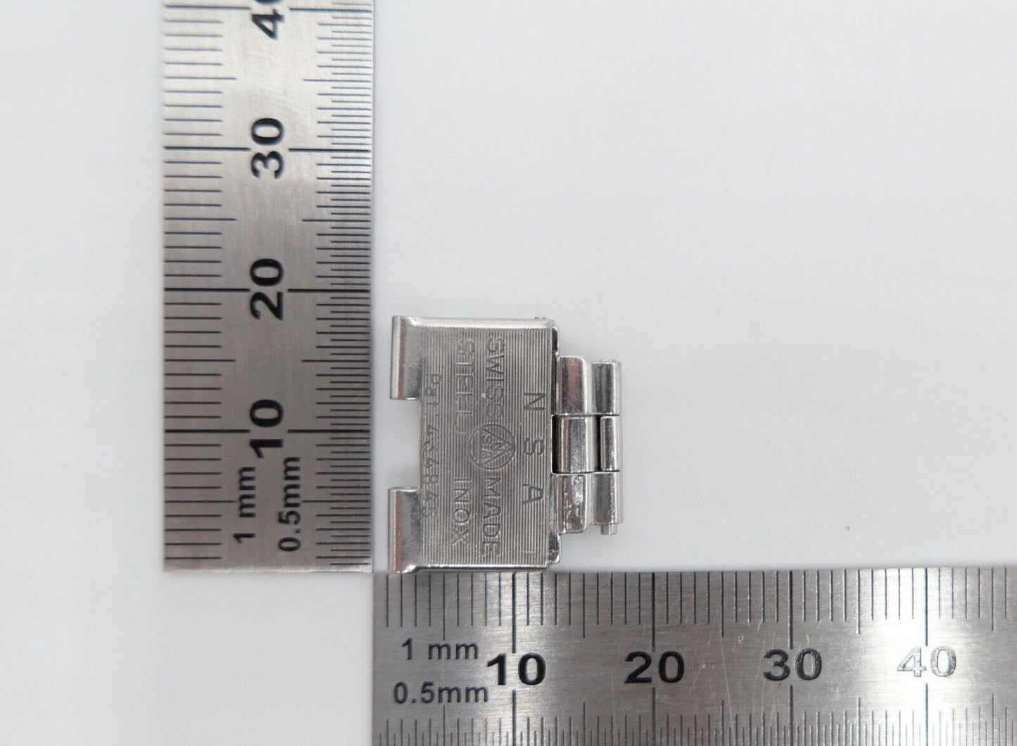NSA Pat.434845 Edelstahl Zwischenteil für Uhrenband - Antikhandel-Stuttgart