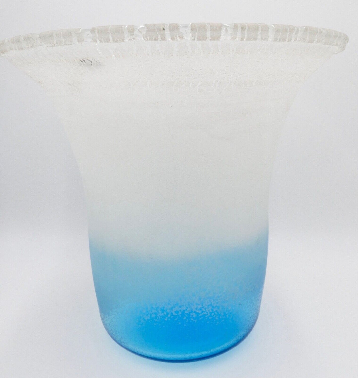 1980er Jahre ALFREDO BARBINI XL 7 Kg Vase Bodenvase signiert Murano Glas - Antikhandel-Stuttgart