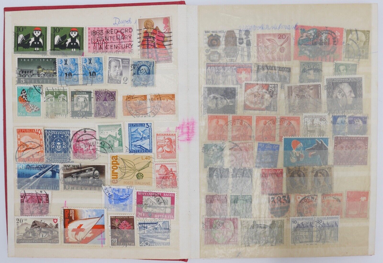 Konvolut LOT diverese Briefmarken internationale und Besatzungszonen - Antikhandel-Stuttgart