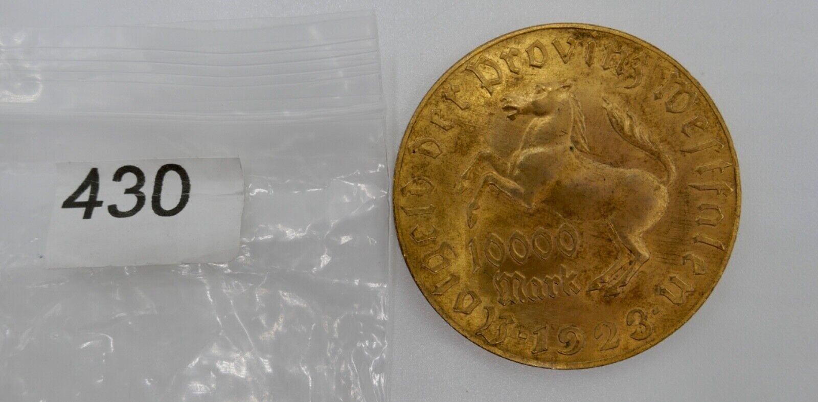 Notgeld 10000 Mark 1923 Freiherr vom Stein Provinz Westfalen - Antikhandel-Stuttgart