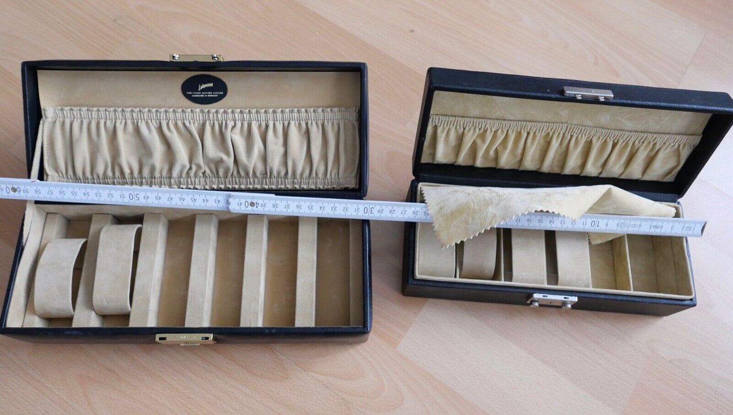 Vintage Box ETUI Uhren Uhrenbox Uhrenhalter Uhrenkoffer Uhrenaufbewahrung - Antikhandel-Stuttgart