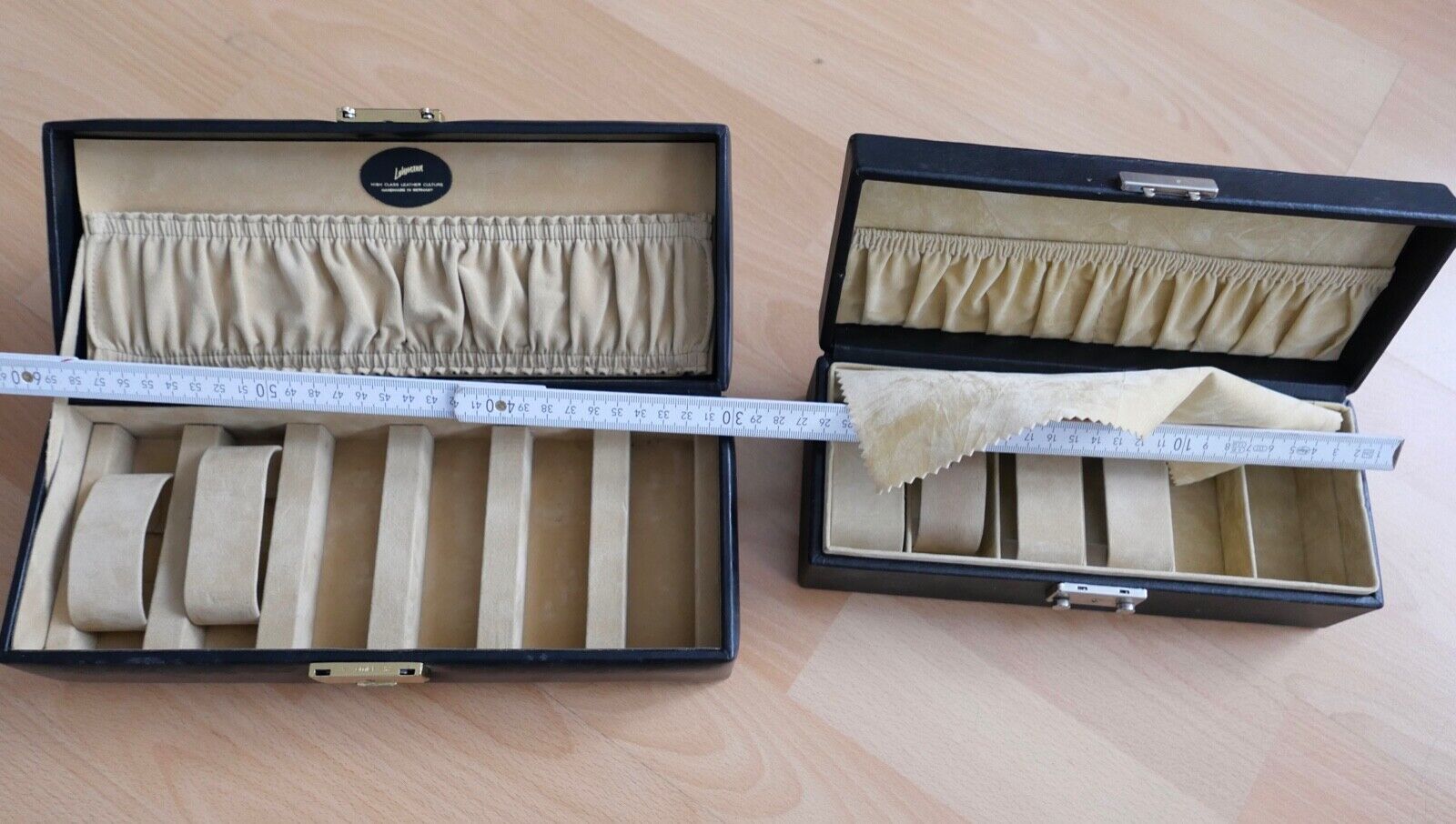 Vintage Box ETUI Uhren Uhrenbox Uhrenhalter Uhrenkoffer Uhrenaufbewahrung - Antikhandel-Stuttgart