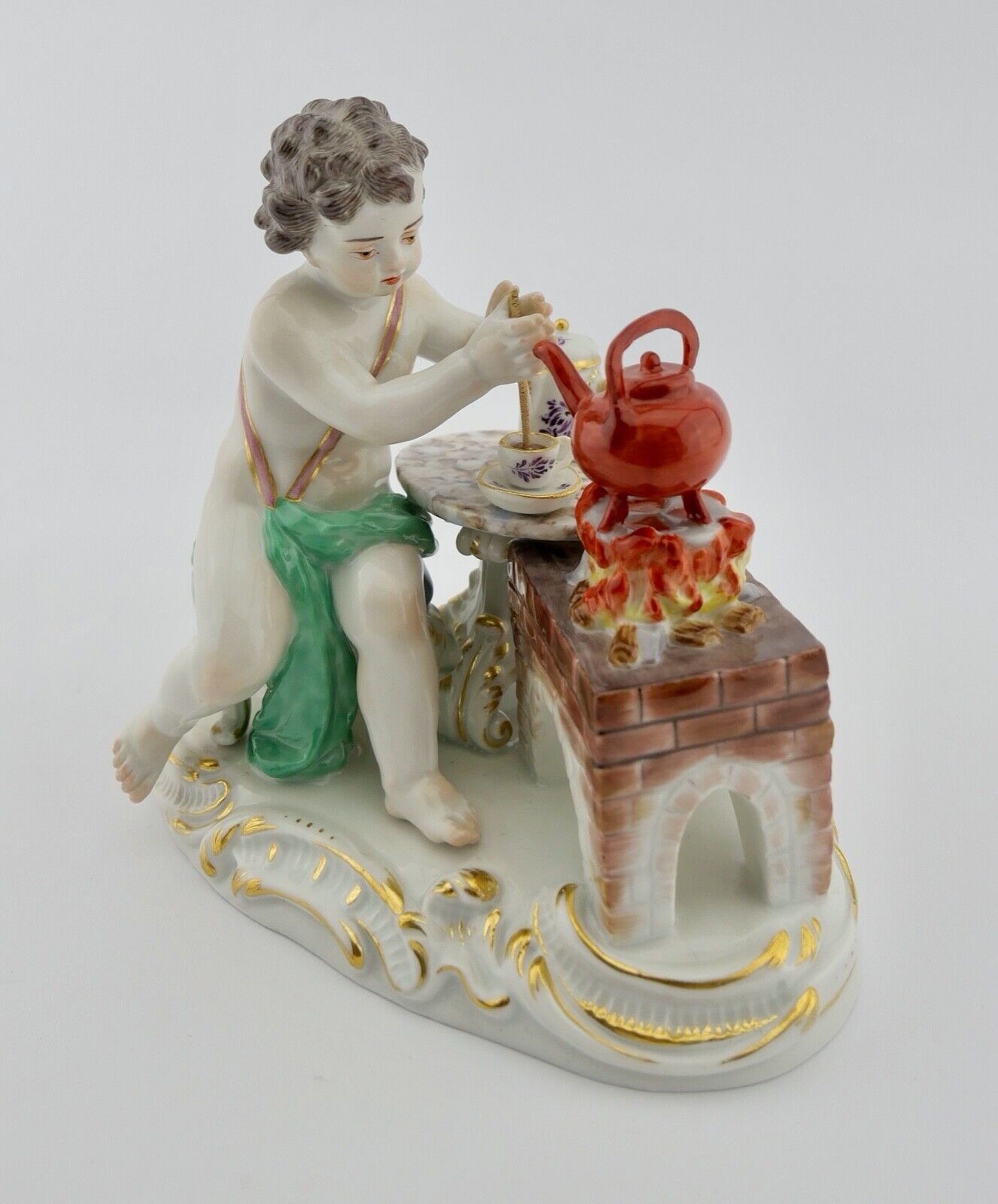 Meissen Figur Nr. 70656 " Allegorie des Feuers " J.J. Kändler - Antikhandel-Stuttgart