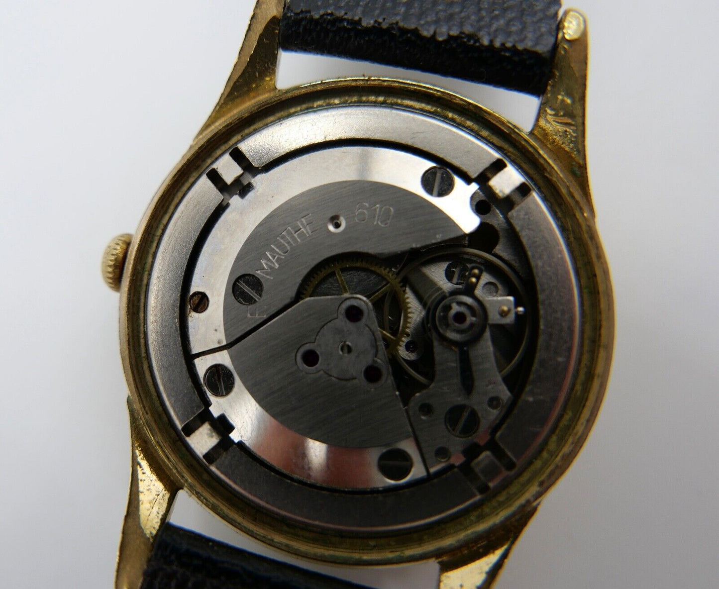 50er Jahre MAUTHE Contrachoc VW 100000 KM Herrenuhr Handaufzug Cal. 610 - Antikhandel-Stuttgart