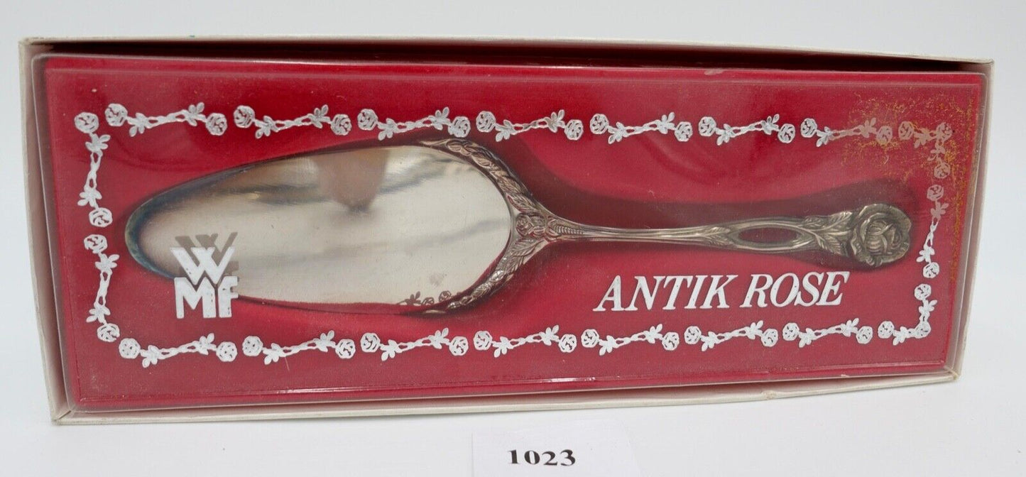 - NEU - OVP - WMF ANTIK ROSE - 90er Silber versilbert Tortenheber Gebäckheber - Antikhandel-Stuttgart