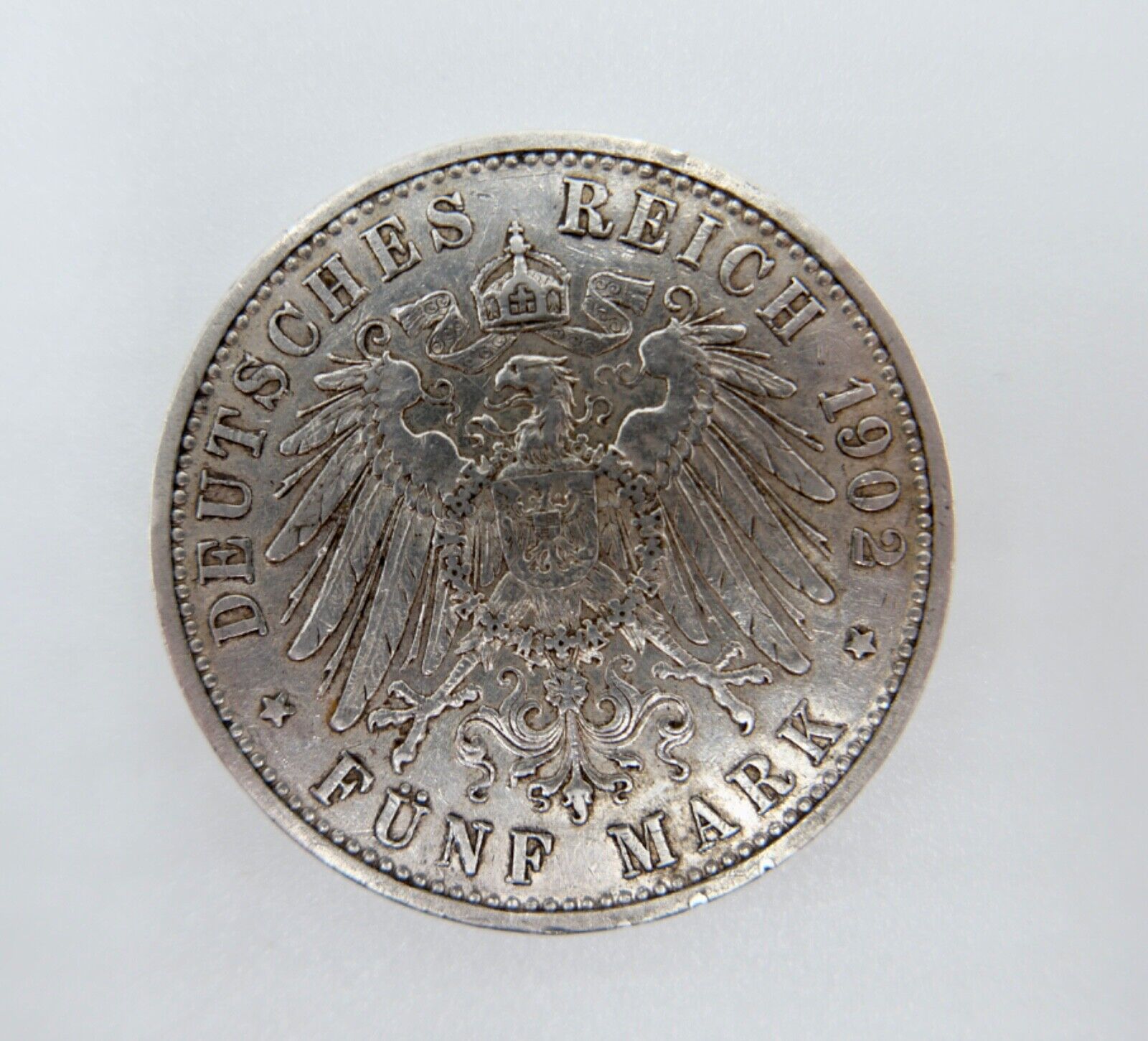 5 Mark Silbermünze Friedrich I. 1902 G Jäger J. 33 Baden 1852-1907 - Antikhandel-Stuttgart