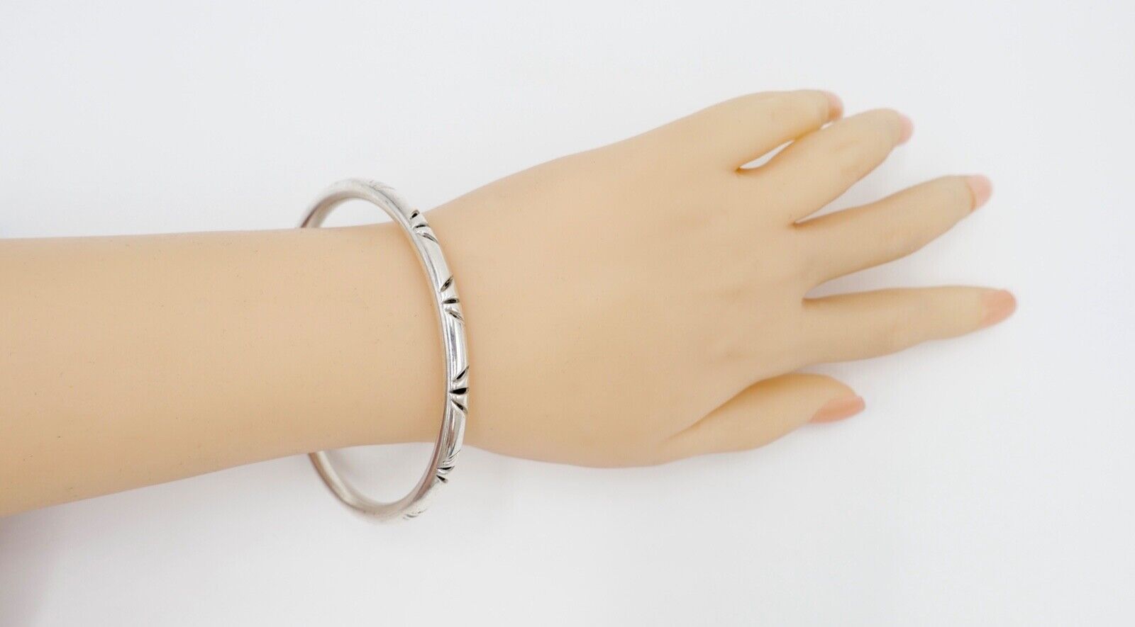 80er Jahre Silber Armband MEXICO T.N. 52 Silber 835 Armreifen - Antikhandel-Stuttgart