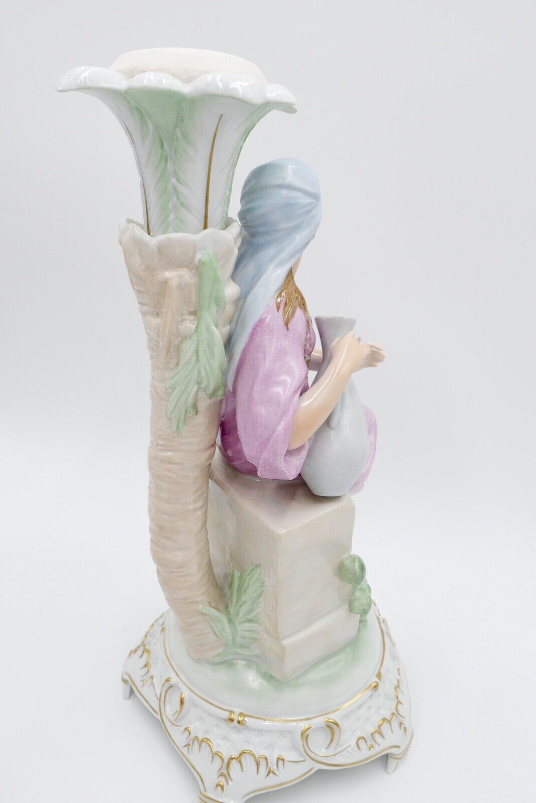 PMP Plaue Schierholz " Tafelaufsatz Obstschale " Wasserträgerin 45cm J. Freitag - Antikhandel-Stuttgart