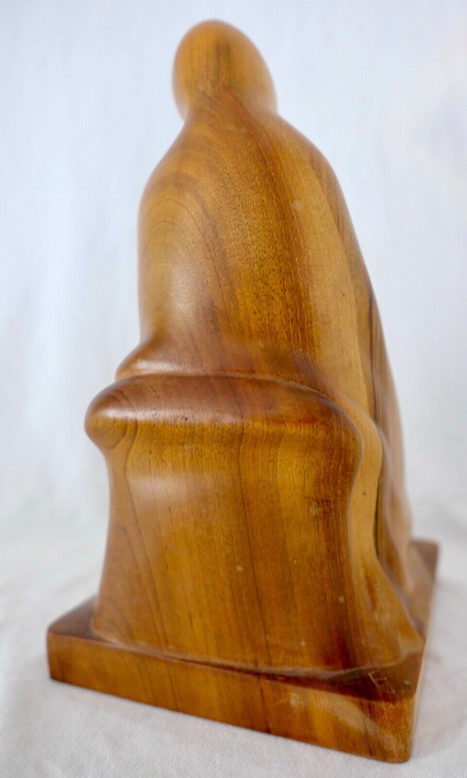 Alte Holzfigur Skulptur EMIL JUNGBLUT 1888-1955 Signiert EJ Religiös " MARIA " - Antikhandel-Stuttgart