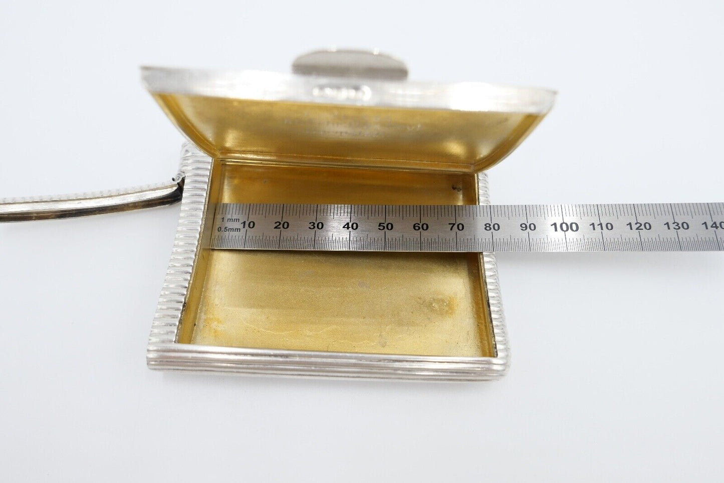 Louis Kuppenheim massiv Zigarettenetui Streichholzfach 800 Silber 140, 8 Gr - Antikhandel-Stuttgart