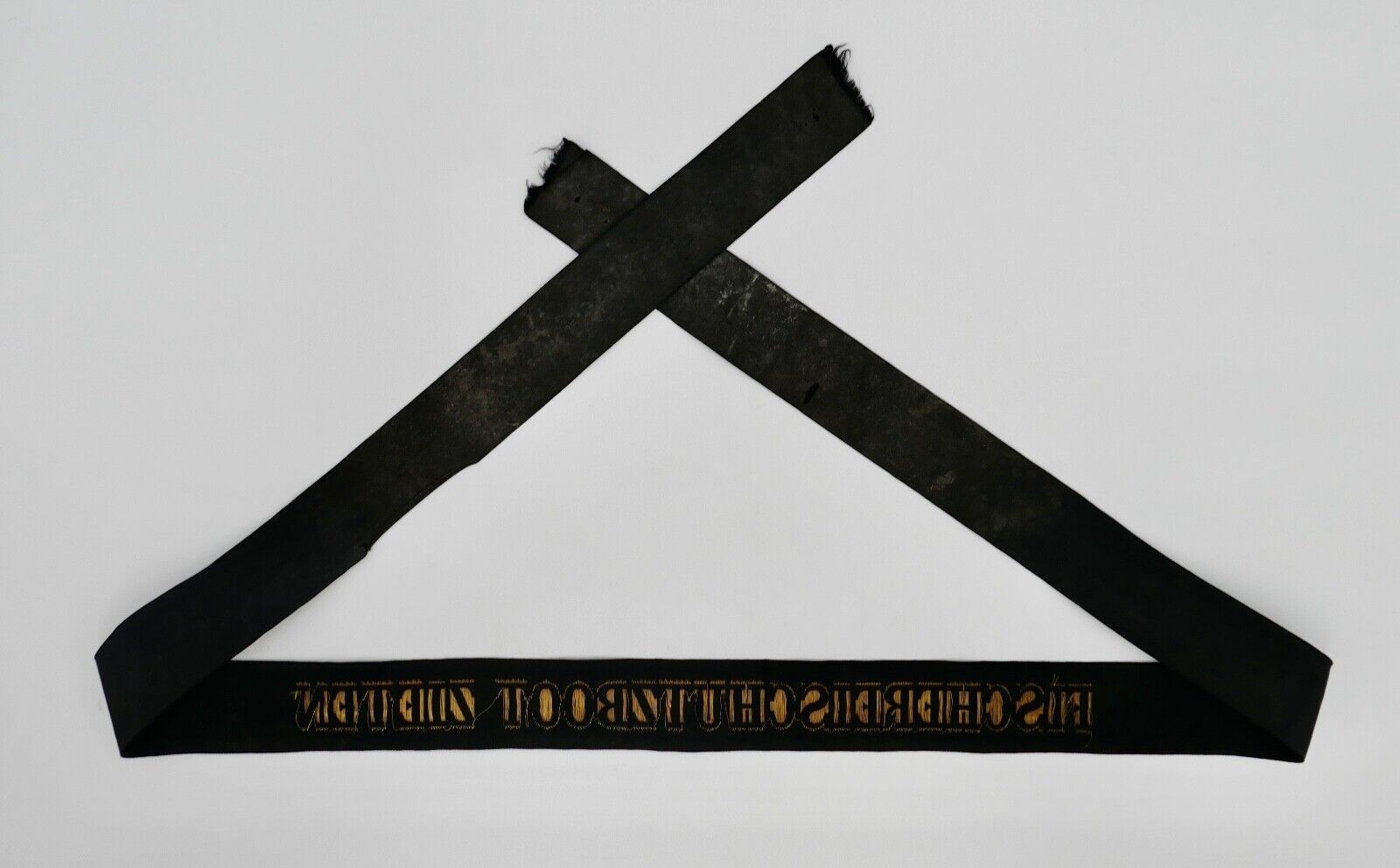 Mützenband " Fischereischutzboot Zieten " Bundesmarine Cap Tally Original - Antikhandel-Stuttgart