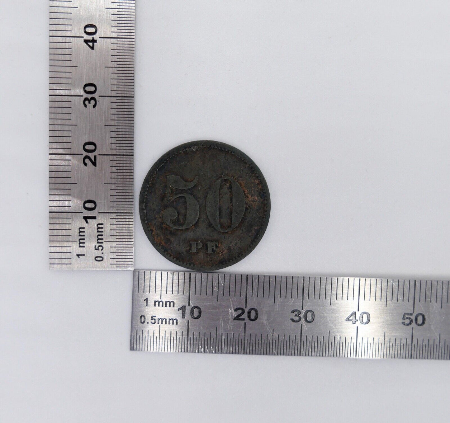 Wertmarke 50 Pfennig Spar- Konsum Verein Schwenningen - Antikhandel-Stuttgart