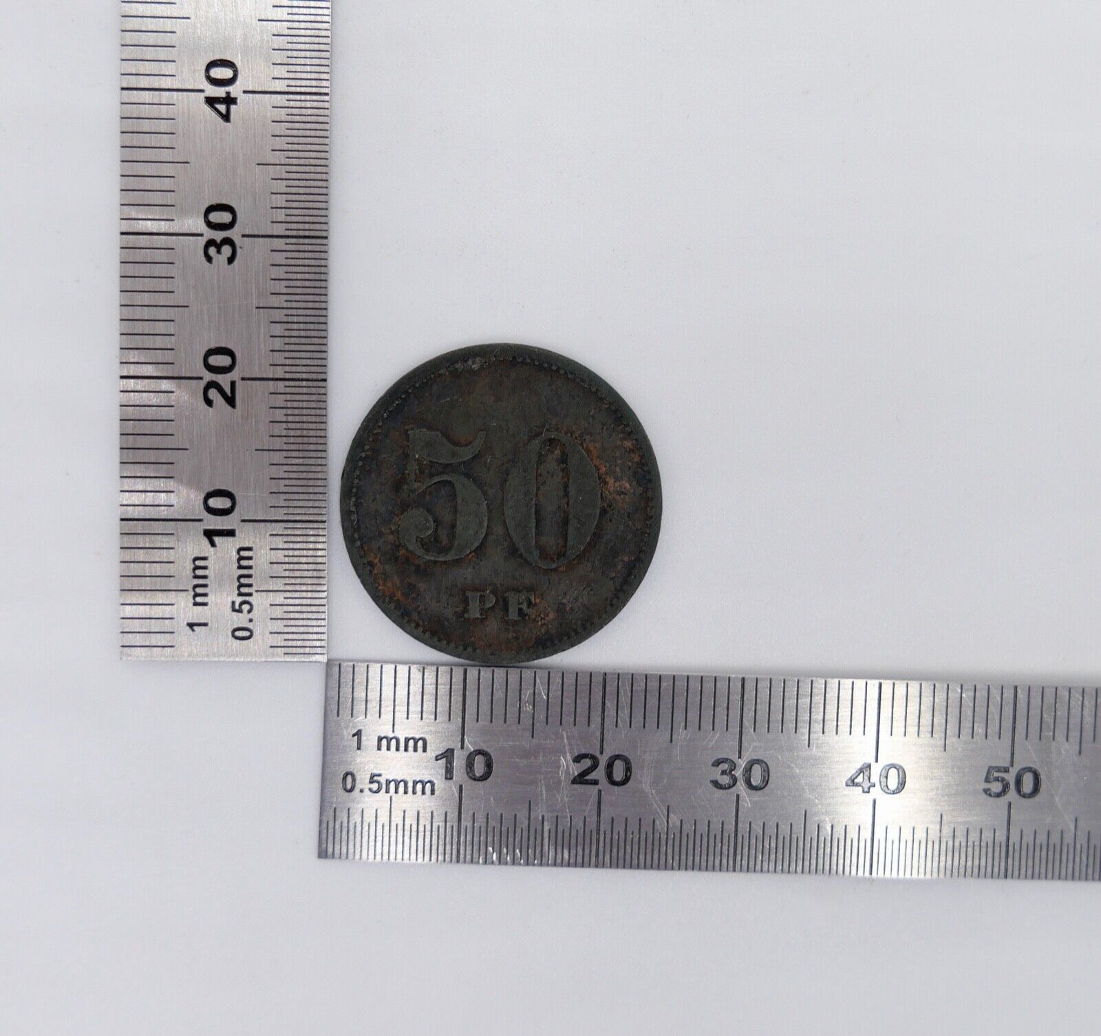 Wertmarke 50 Pfennig Spar- Konsum Verein Schwenningen - Antikhandel-Stuttgart