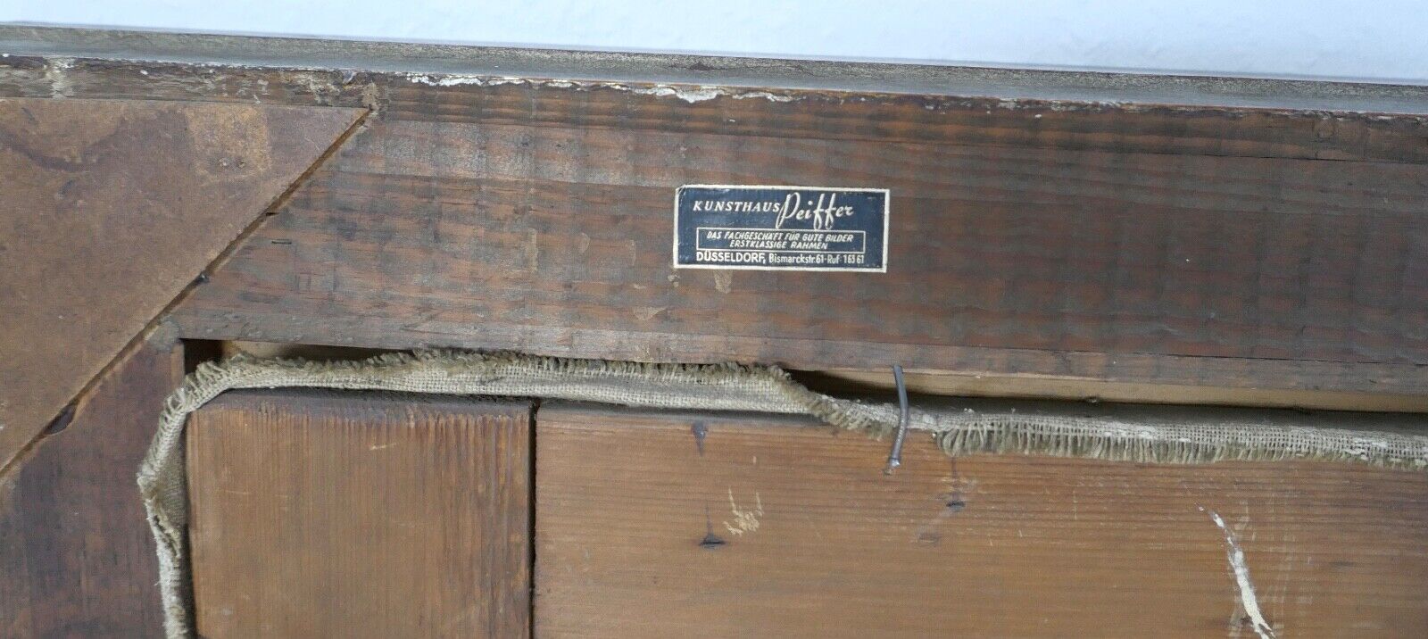 136 x 106 cm MONOGRAMMIST A.B. / A.V. Maler 19. Jh. " Gelehrter im Pelzmantel " - Antikhandel-Stuttgart