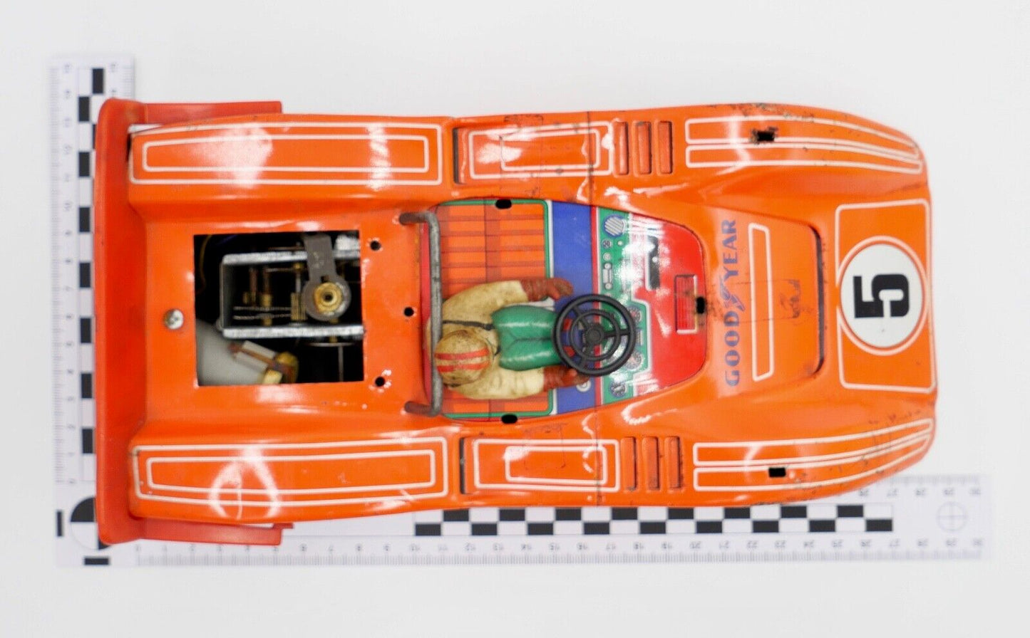 Mc Laren Cars Made in Japan Nr.5 1960-1970er Jahre Blechspielzeug 28 cm Sammler - Antikhandel-Stuttgart