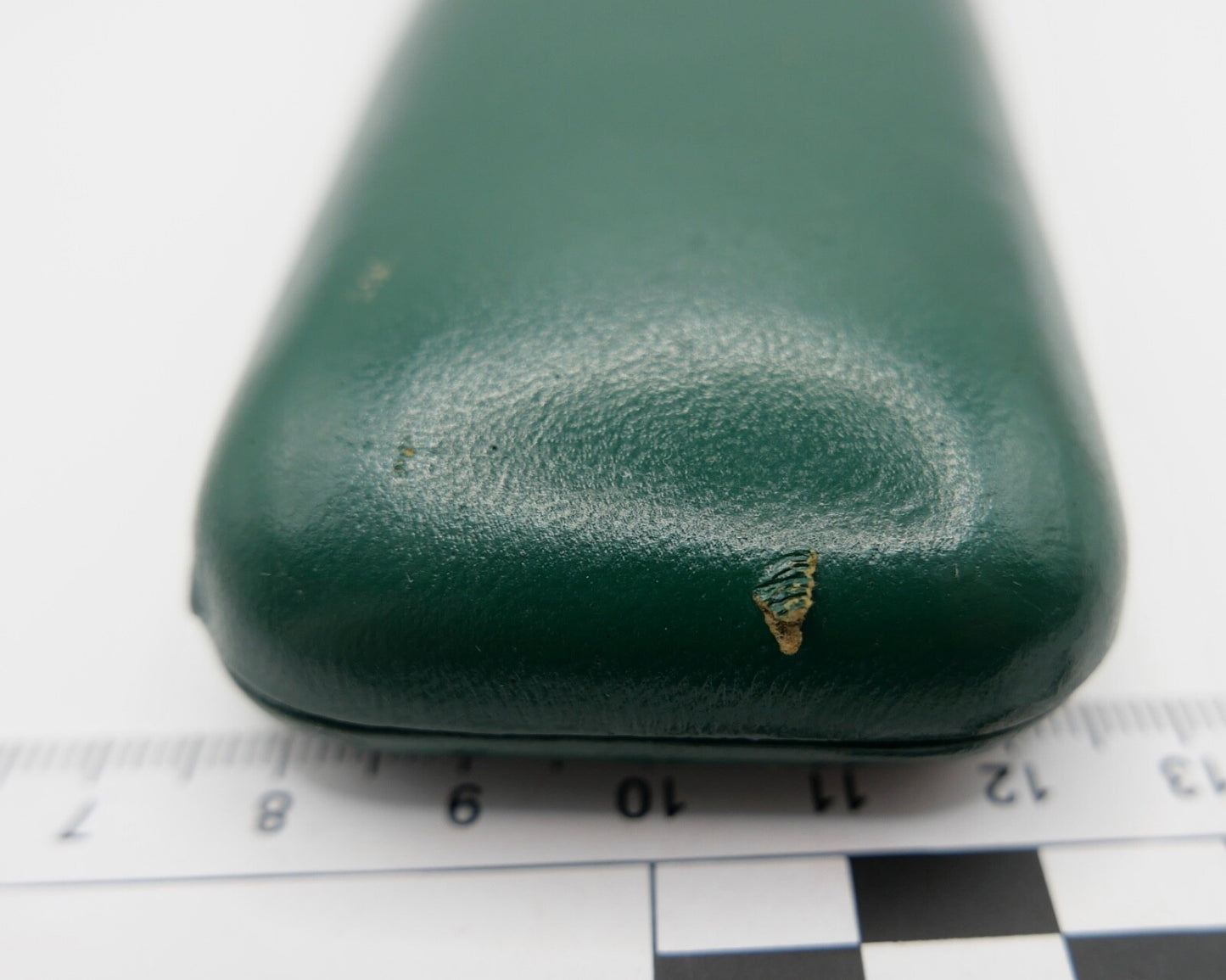 Vintage 60er 70er Jahre Original ZENITH Box Etui Uhrenetui in Grün