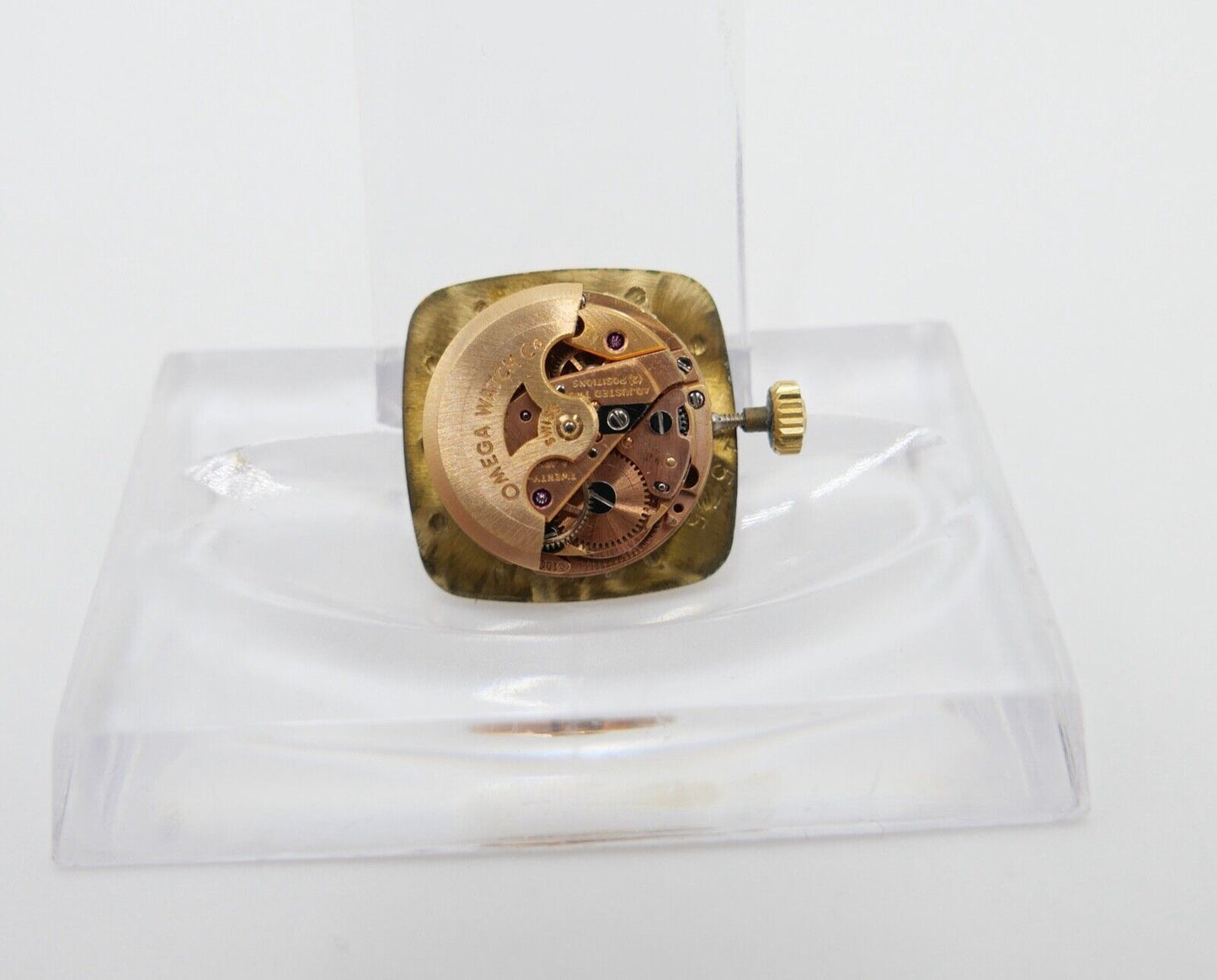 LÄUFT Omega De Ville Cal. 661 Uhrwerk Krone Zifferblatt Zeiger Automatic - Antikhandel-Stuttgart