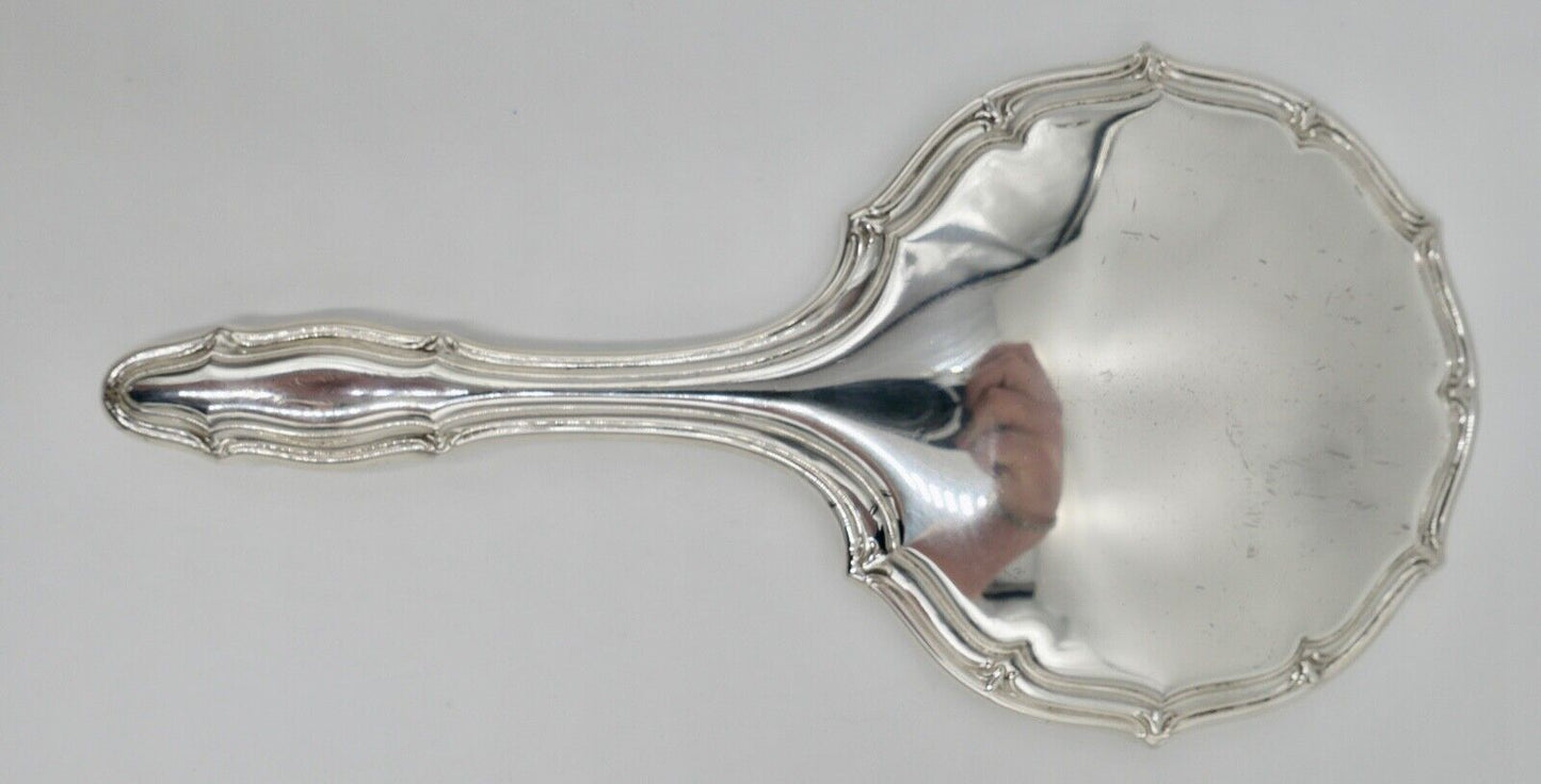 Alter G+K 925 Silber Handspiegel Ø 12,3cm GK NEUwertig - Antikhandel-Stuttgart