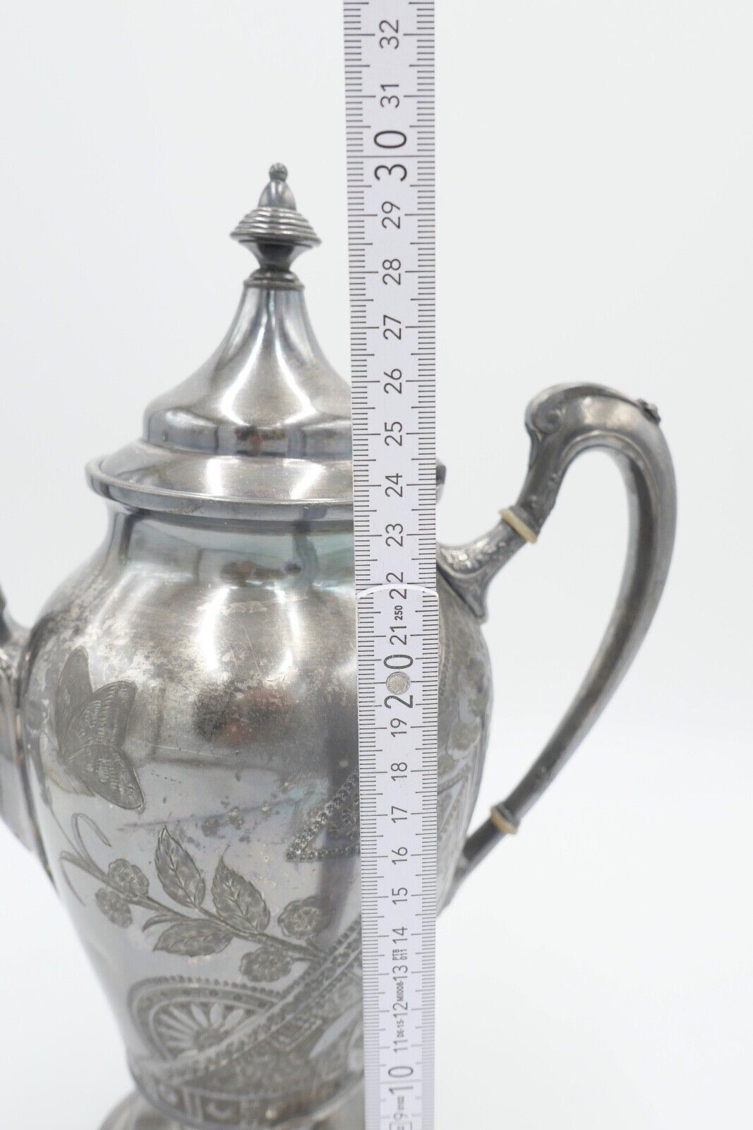 2er Set Reed Barton MFD & Plated Teekanne Kaffeekanne versilbert - Antikhandel-Stuttgart