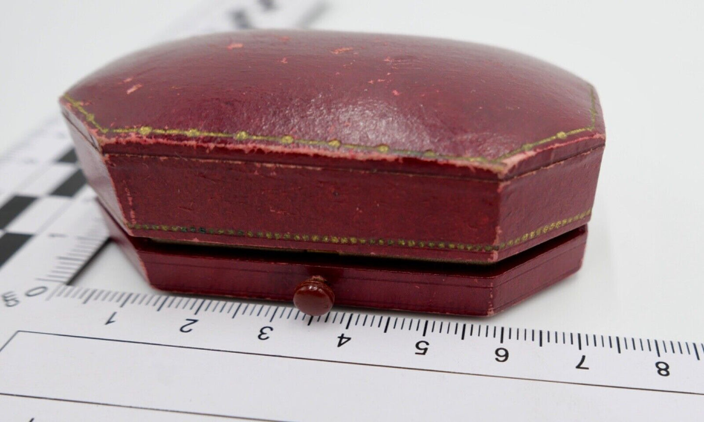 Altes Schmuck Etui / Schatulle Ring Brosche 1910-20er Jahre KARL JOCK Karlsruhe - Antikhandel-Stuttgart