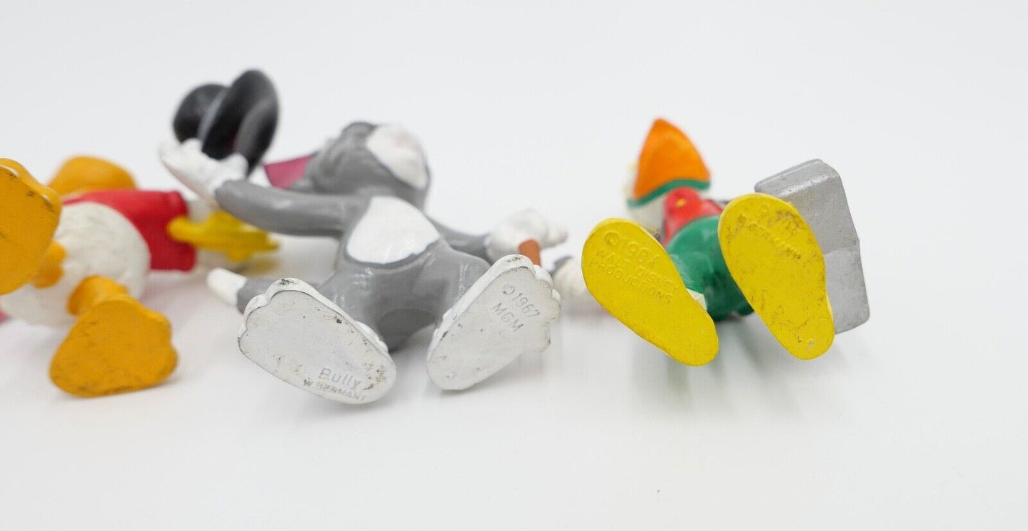 Walt Disney Bully 1984 & MGM 1967 Tom & Jerry Donald Duck Gustav Gans Tick Trick - Antikhandel-Stuttgart