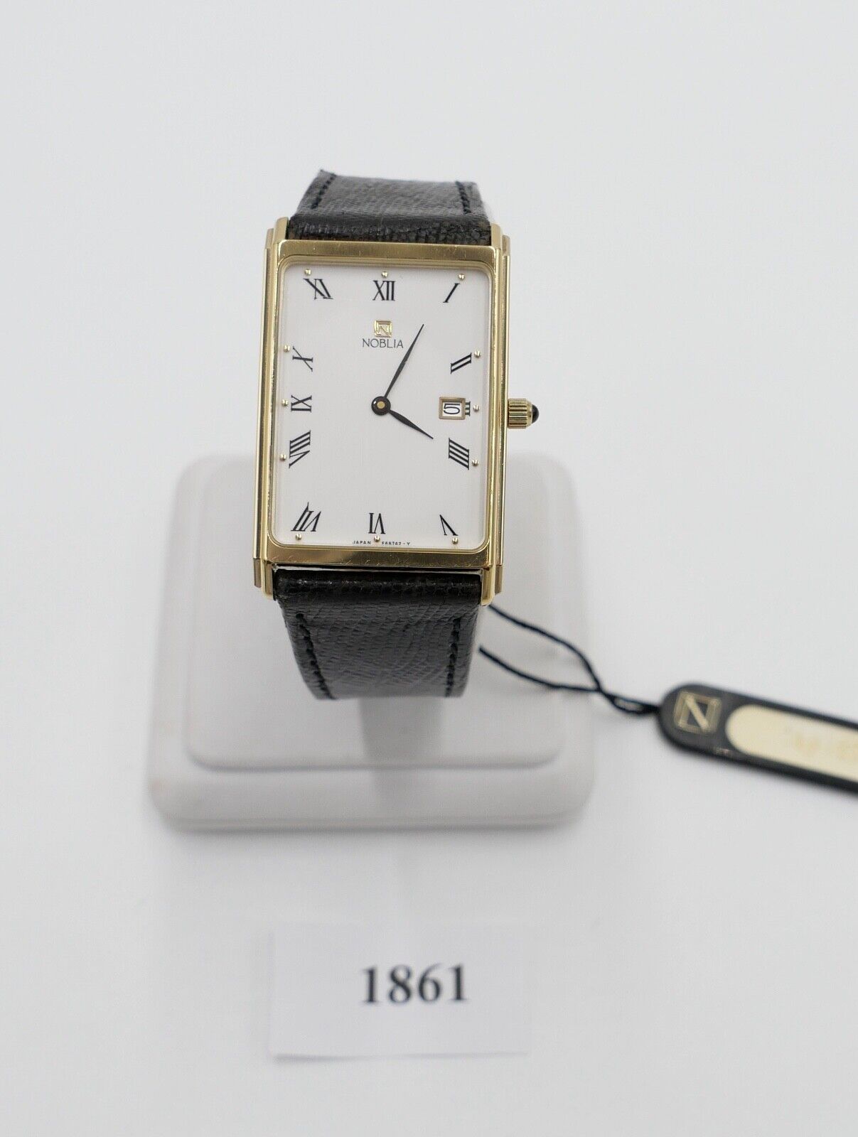 NOBLIA Quarz Herrenuhr Damenuhr Unisex Edelstahl vergoldet NEU 4671-Y61264 SA - Antikhandel-Stuttgart