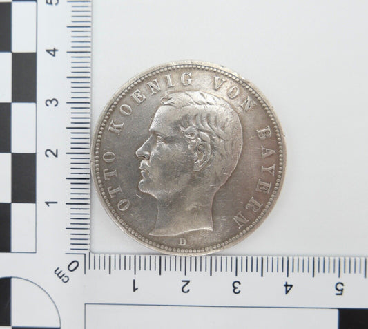 5 Mark Deutsches Reich 1903D Otto König von Bayern J.46 - Antikhandel-Stuttgart