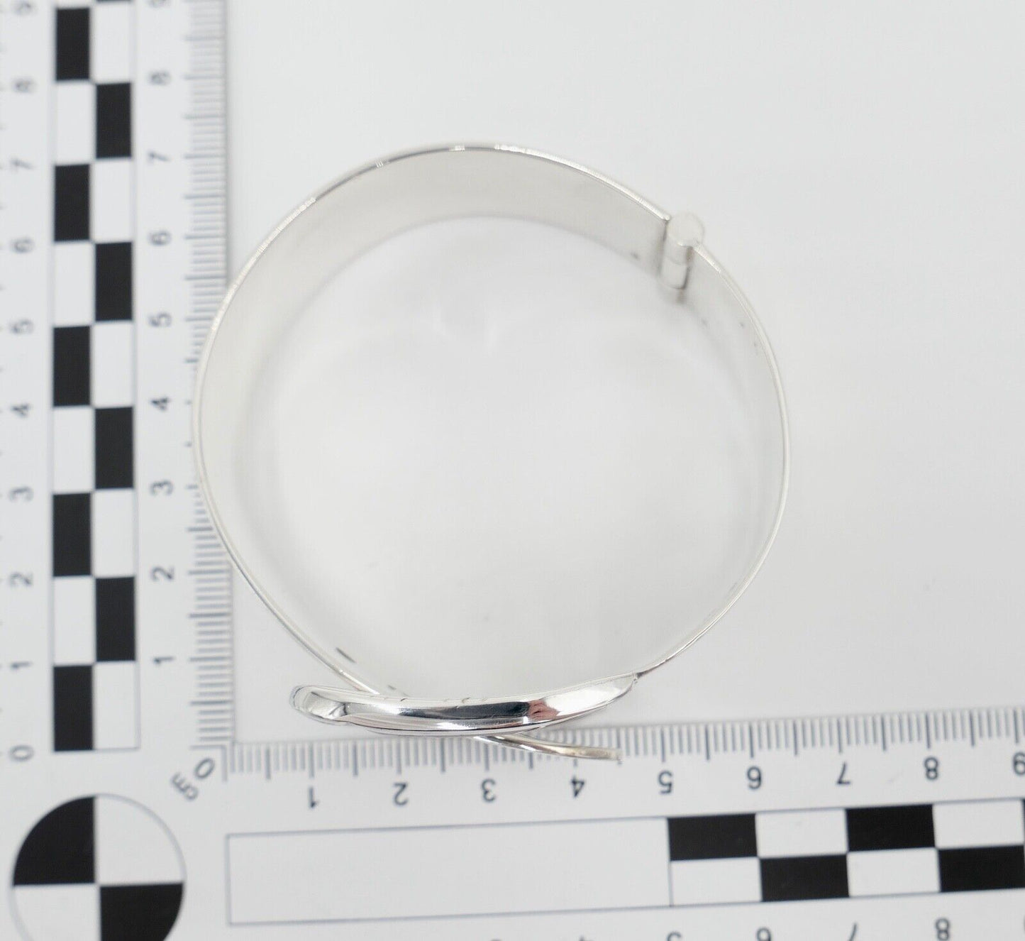 Vintage Gucci Armreif Spange Gürtel Emaille Enamel 800 Bracelet FI195 ITALY 1970 - Antikhandel-Stuttgart