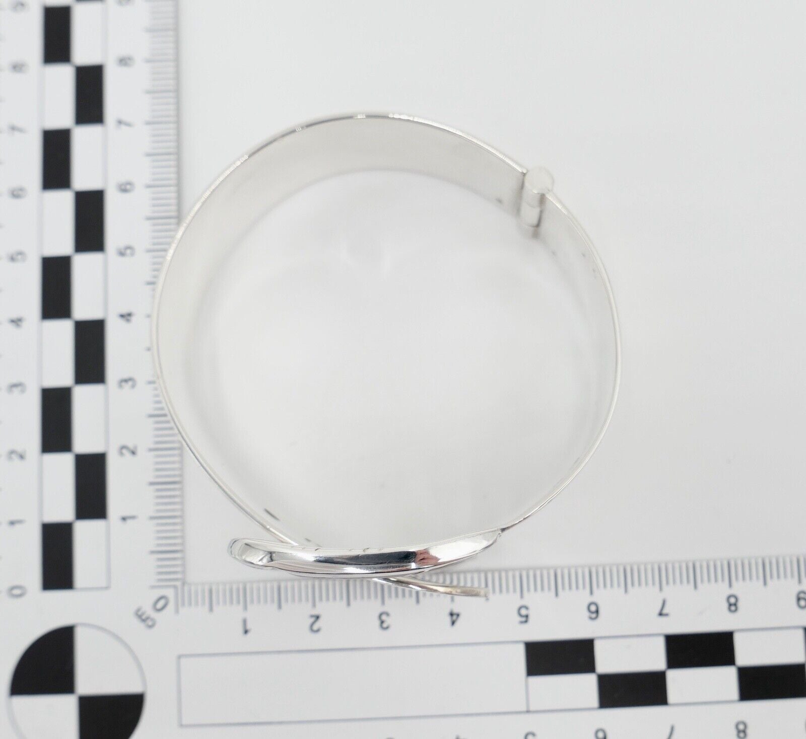 Vintage Gucci Armreif Spange Gürtel Emaille Enamel 800 Bracelet FI195 ITALY 1970 - Antikhandel-Stuttgart