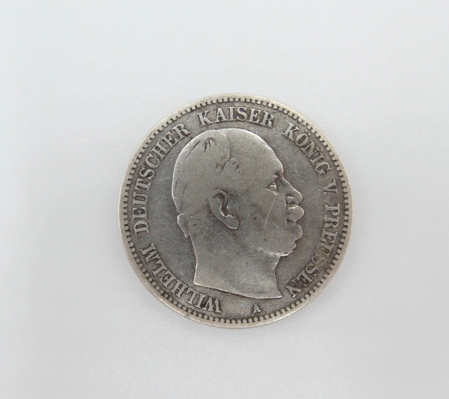 2 Mark 1876 A " Wilhelm König von Preussen " Jäger J.96 Silber Preußen - Antikhandel-Stuttgart