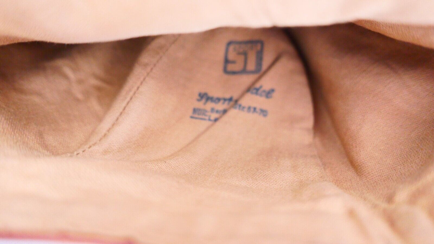 Oldtimer Motorrad Cabrio Flieger Haube Leder Braun 1930-40er Jahre SPORT STEIDEL - Antikhandel-Stuttgart