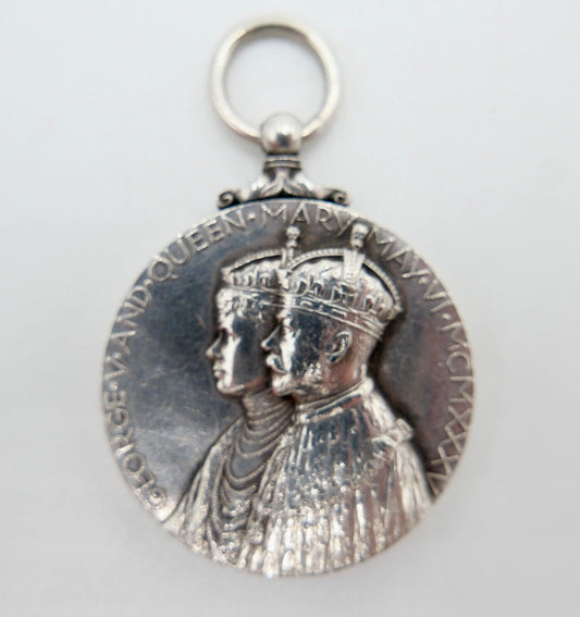 Medaille 1910 1935 JUBILEE MEDAL Silber Jubiläum KING GEORGE & QUEEN MARY - Antikhandel-Stuttgart