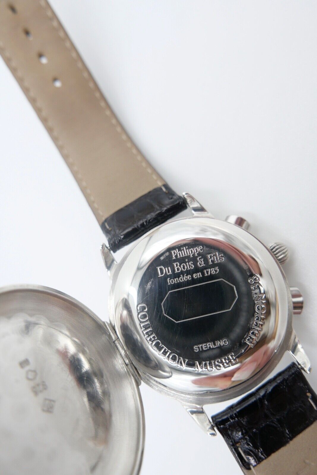 Philippe DuBois & Fils Chronograph 1910 Musee Edition 38 925 Silber Cal. ETA7751 - Antikhandel-Stuttgart