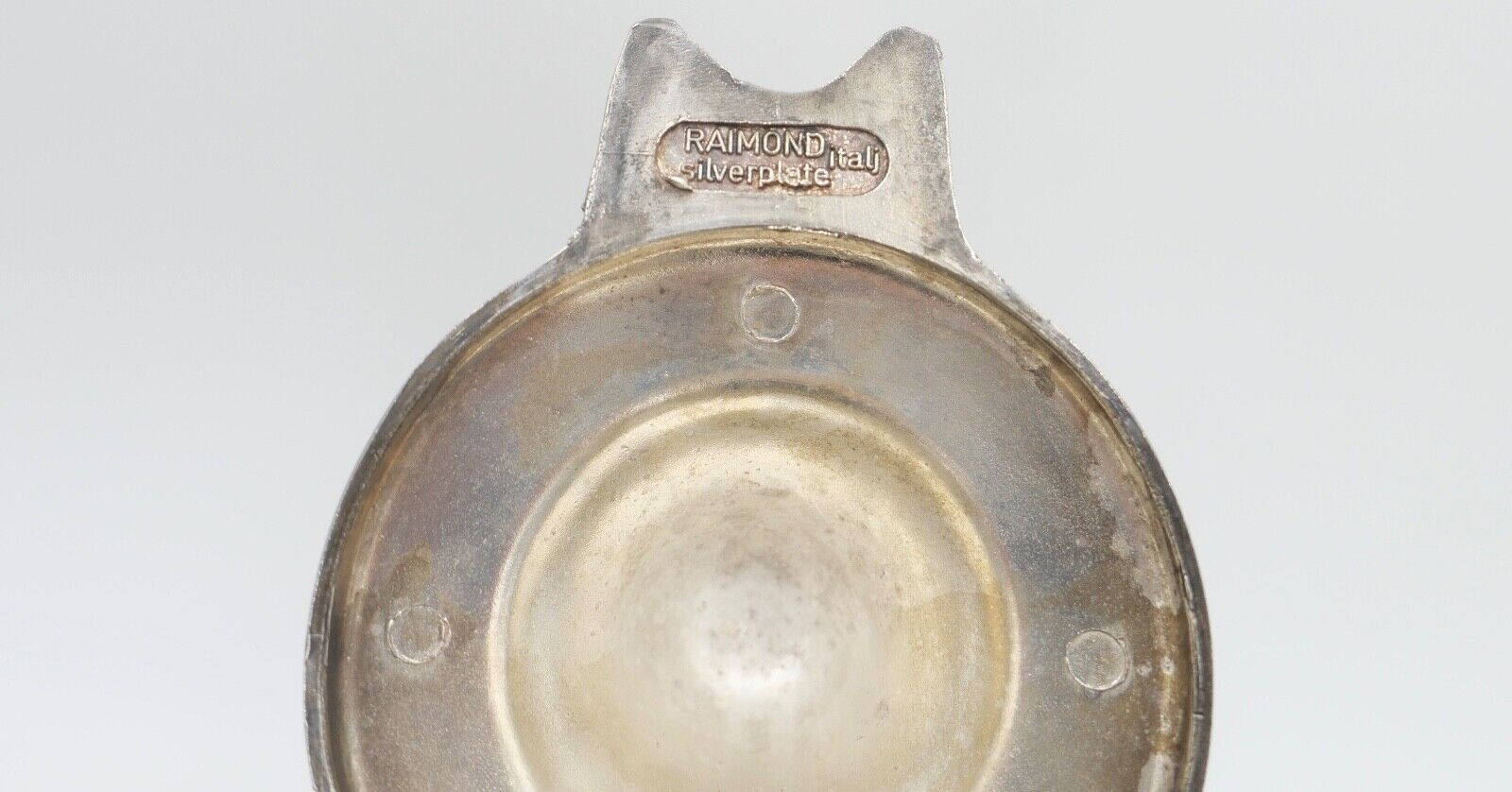 50er Jahre Karaffe RAIMOND versilbert made in Italy Glas Italien - Antikhandel-Stuttgart