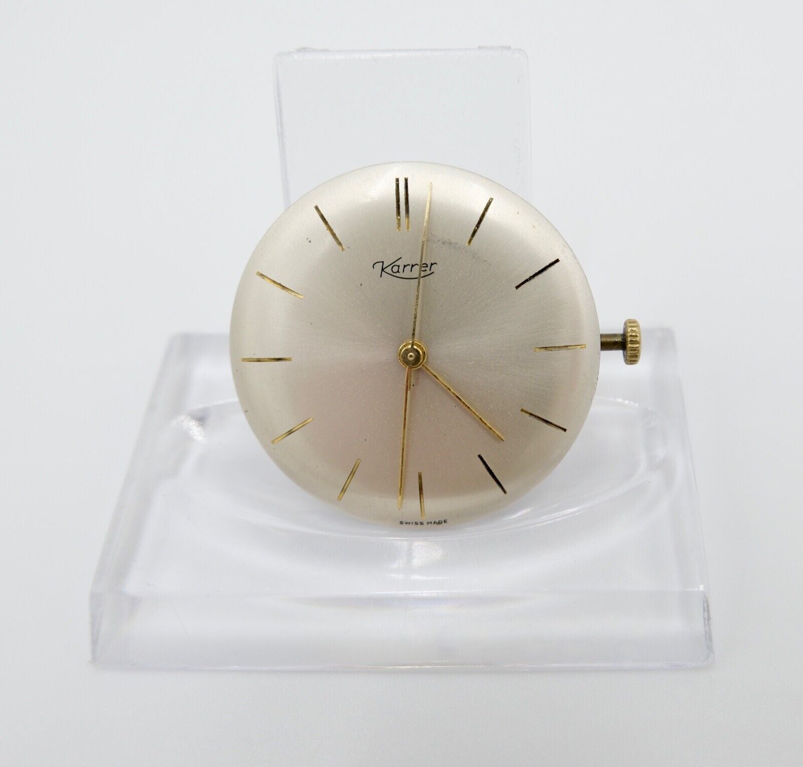 LÄUFT Karrer Cal. AS1430 Uhrwerk Krone Zifferblatt Zeiger - Antikhandel-Stuttgart