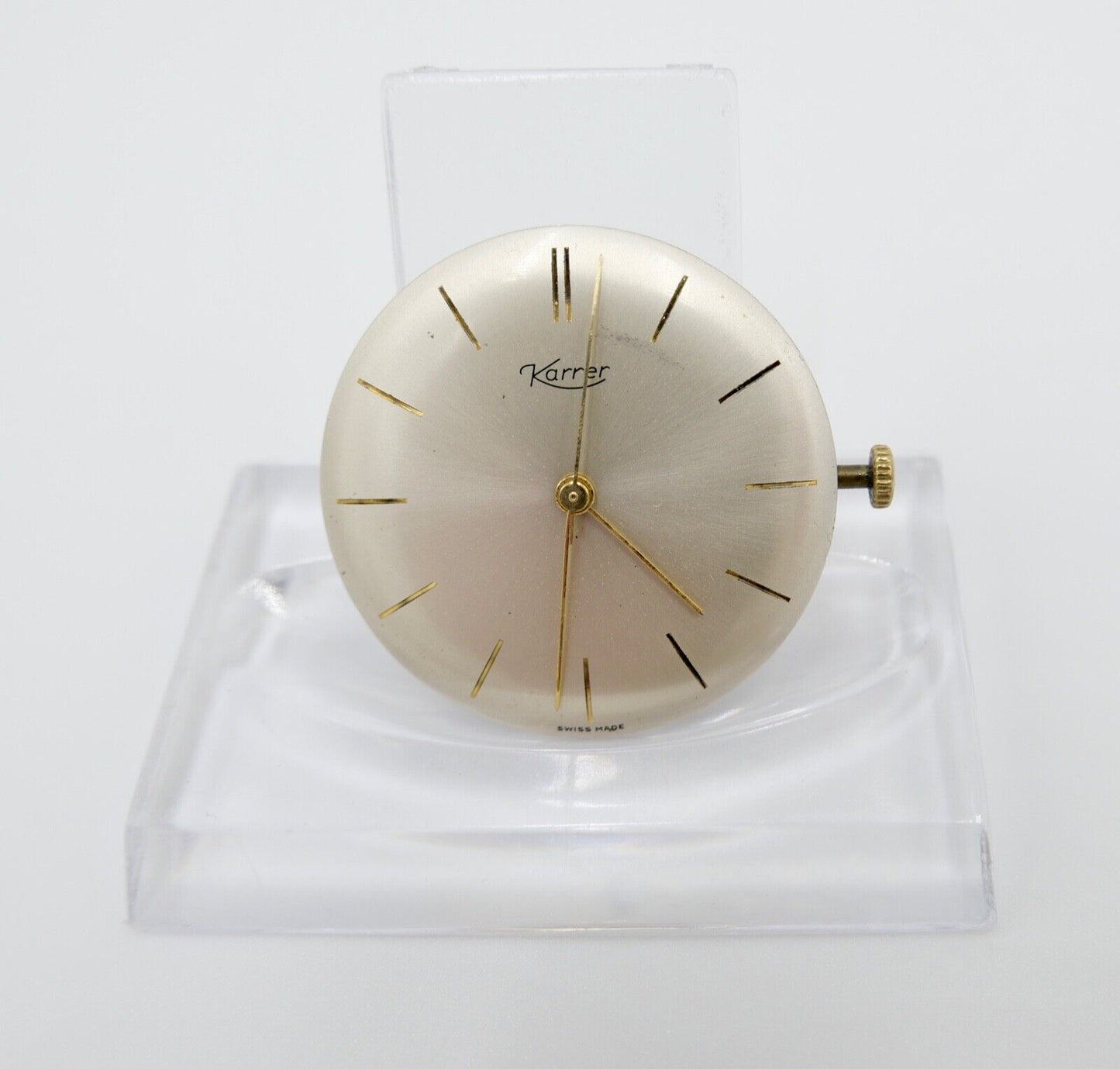 LÄUFT Karrer Cal. AS1430 Uhrwerk Krone Zifferblatt Zeiger - Antikhandel-Stuttgart