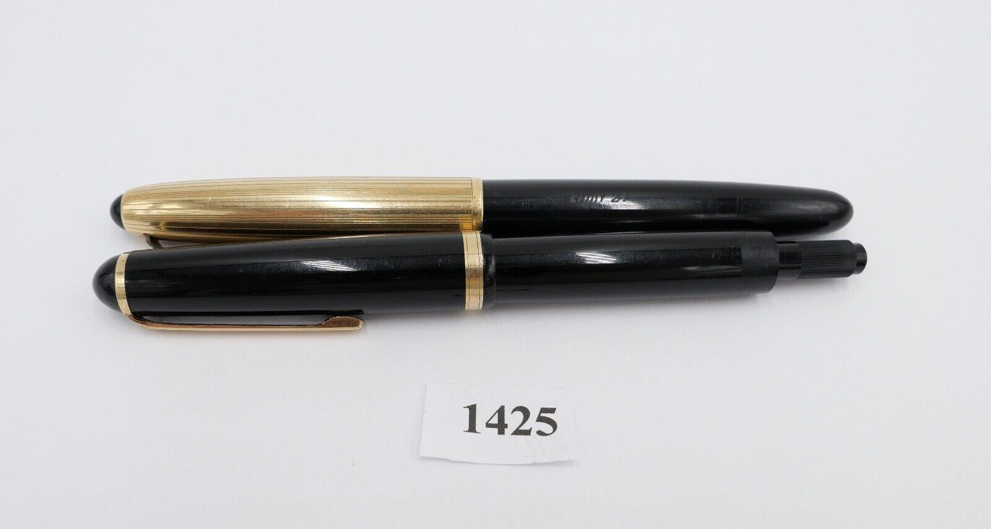 Set Vintage 2 LAMY Kolbenfüller Füller Modell 27 585 / 14 Ct Goldfeder - Antikhandel-Stuttgart