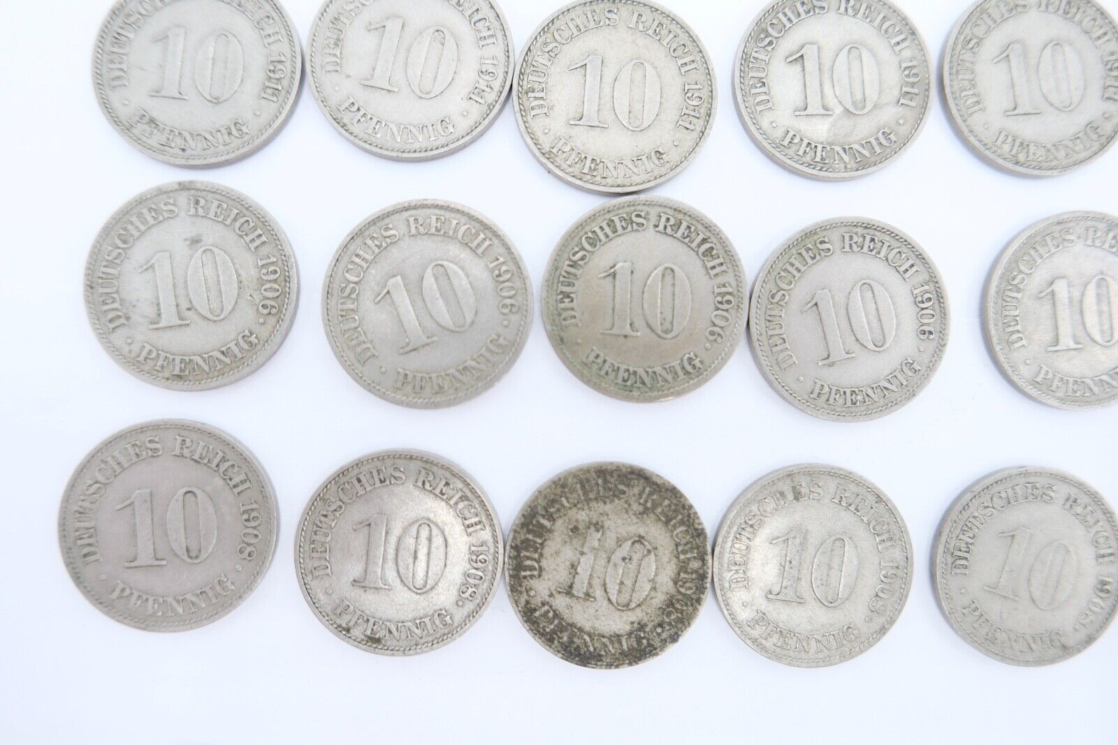 49x 10 Pfennig 1902 - 19011 Jäger J. 13 ss-stg - Antikhandel-Stuttgart