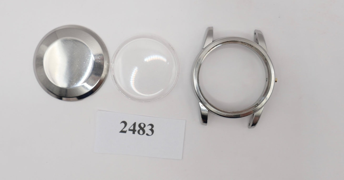 Omega Seamaster 2849-2 SC Gehäuse & Glas Ø 34mm in Edelstahl