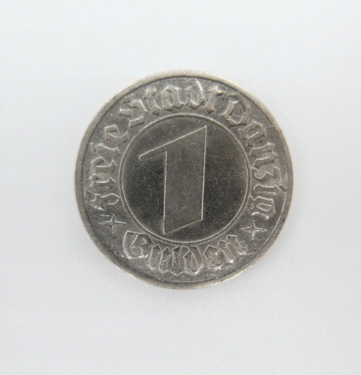 freier Stadt Danzig 1 Gulden Silber Münze 1932 Jäger D 15 - Antikhandel-Stuttgart
