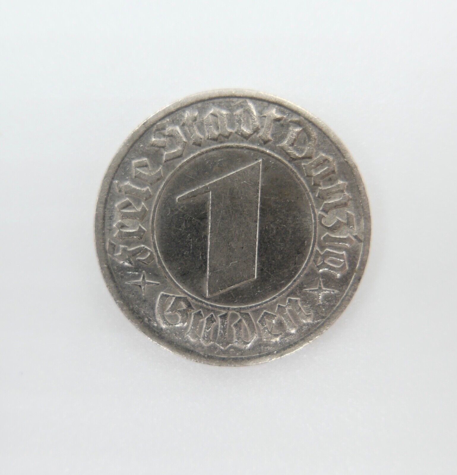 freier Stadt Danzig 1 Gulden Silber Münze 1932 Jäger D 15 - Antikhandel-Stuttgart