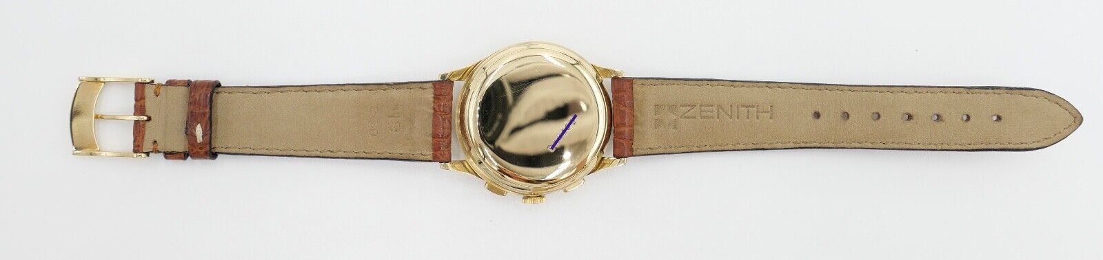 50er Jahre Zenith Excelsior Park Chronograph 750 / 18K Gold Cal. 143-6 - Antikhandel-Stuttgart