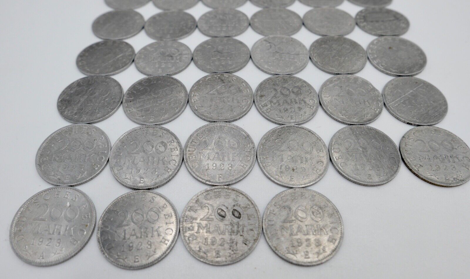 Weimarer Republik 200 Mark Deutsches Reich Ersatz & Inflationsmünzen 1923 J.304 - Antikhandel-Stuttgart