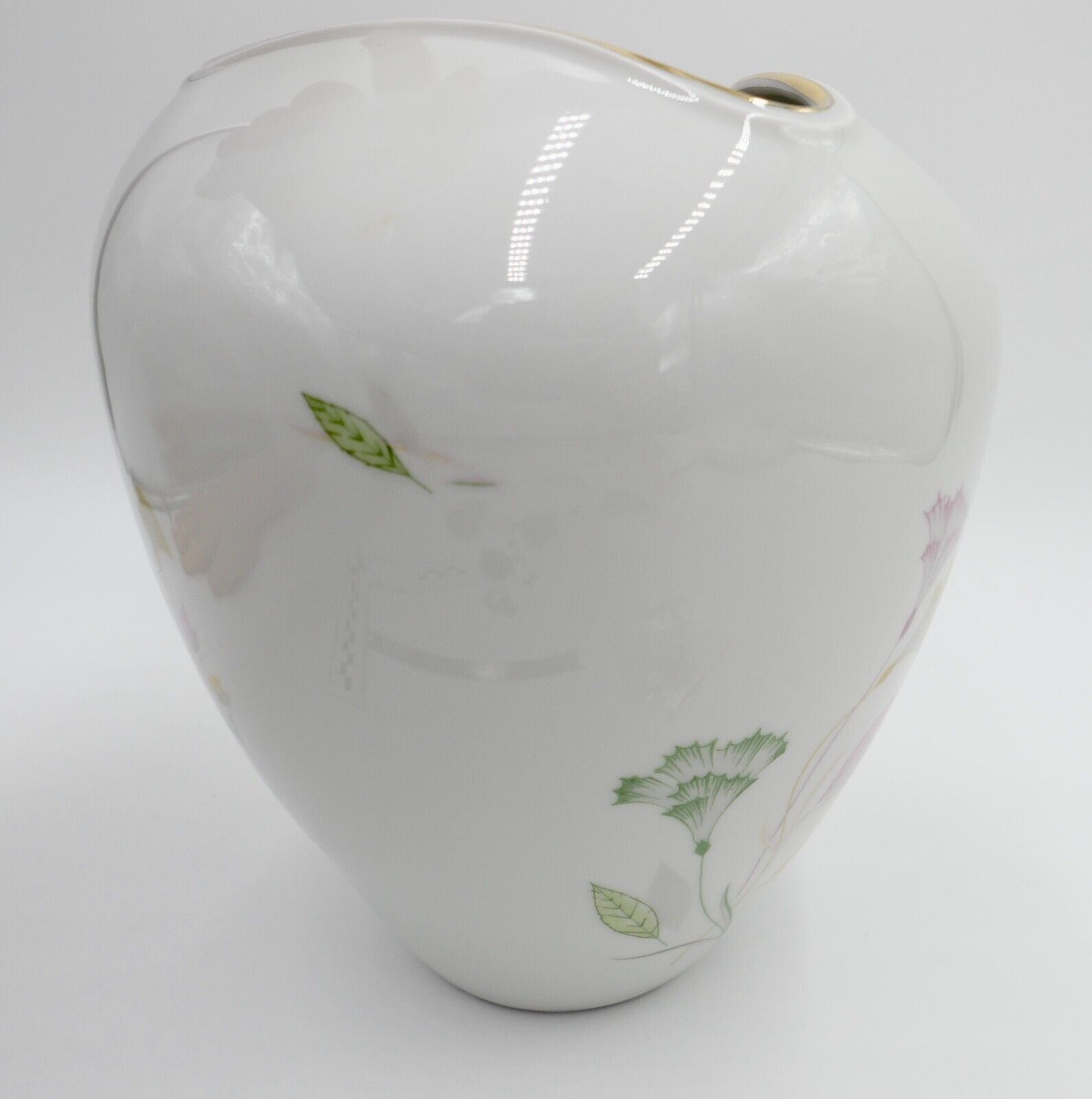 Hutschenreuther Arzberg Vase " C.T. " Blumen Dekor 22 cm 8508F1 " 226 " selten - Antikhandel-Stuttgart