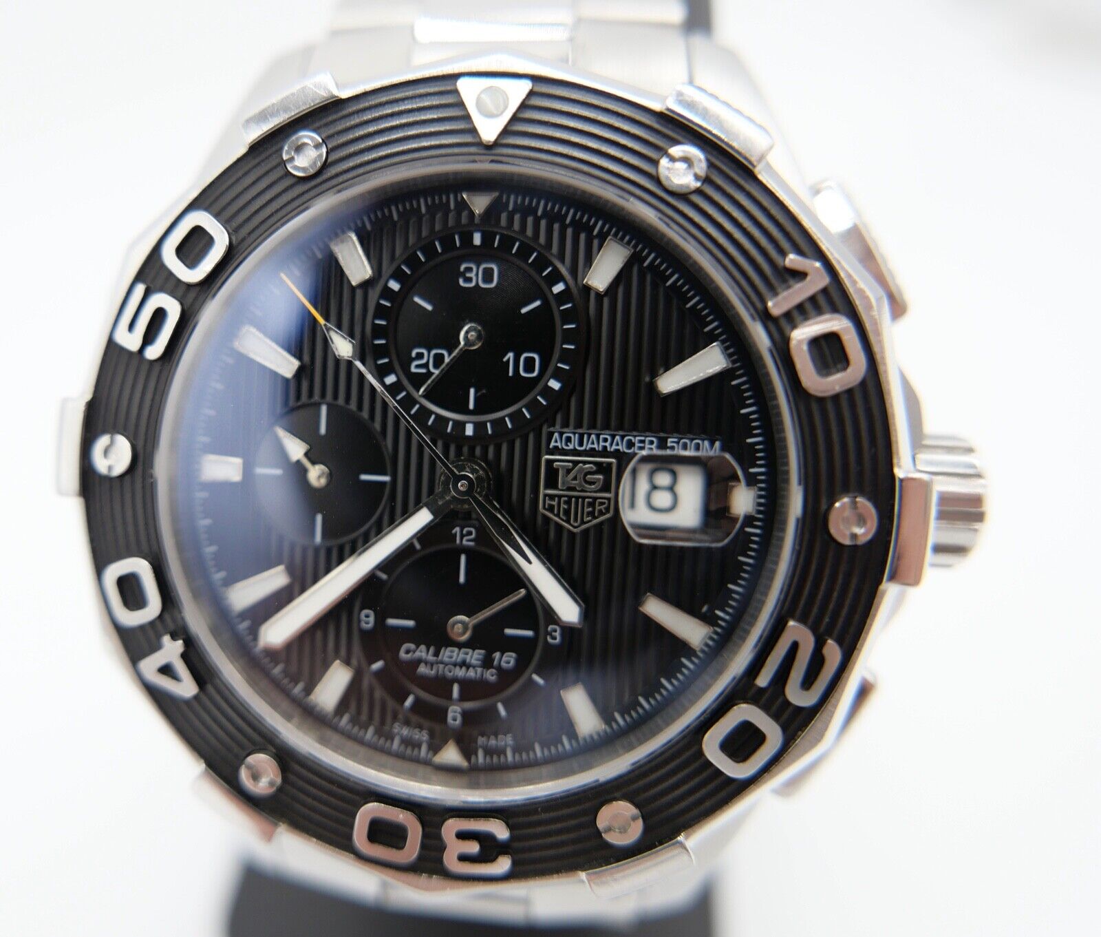 TAG HEUER Aquaracer 500M Chronograph Automatic CAJ2110 Calibre 16 - Antikhandel-Stuttgart