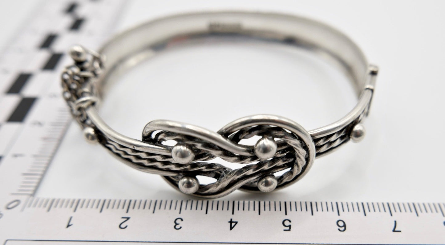 Kalevala Koru Teljänneito Silber Armreif 925 Finnland Wikinger Vintage Bangle
