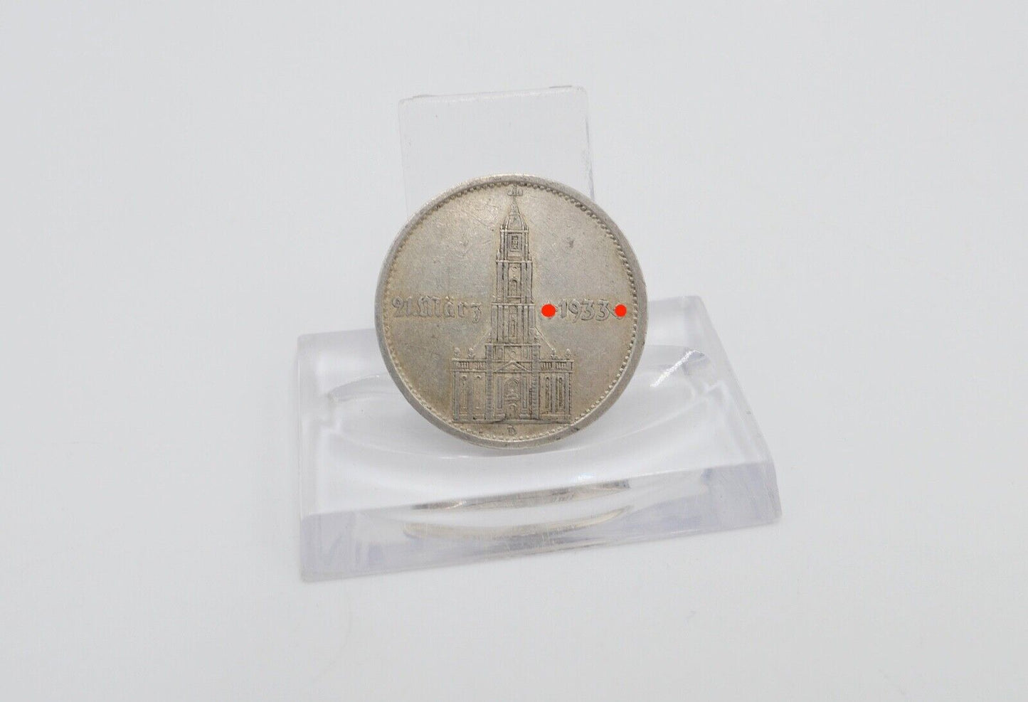 5 Reichsmark 1933 D Jäger J.356 Garnisonskirche mit Datum - Antikhandel-Stuttgart