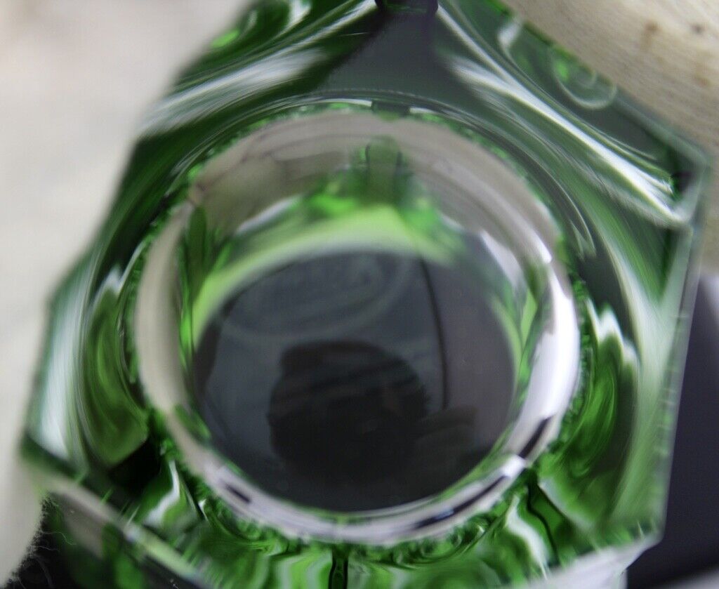 6x original bunte Kristall Gläser " MOSER CROMWELL " 12 cm - Antikhandel-Stuttgart