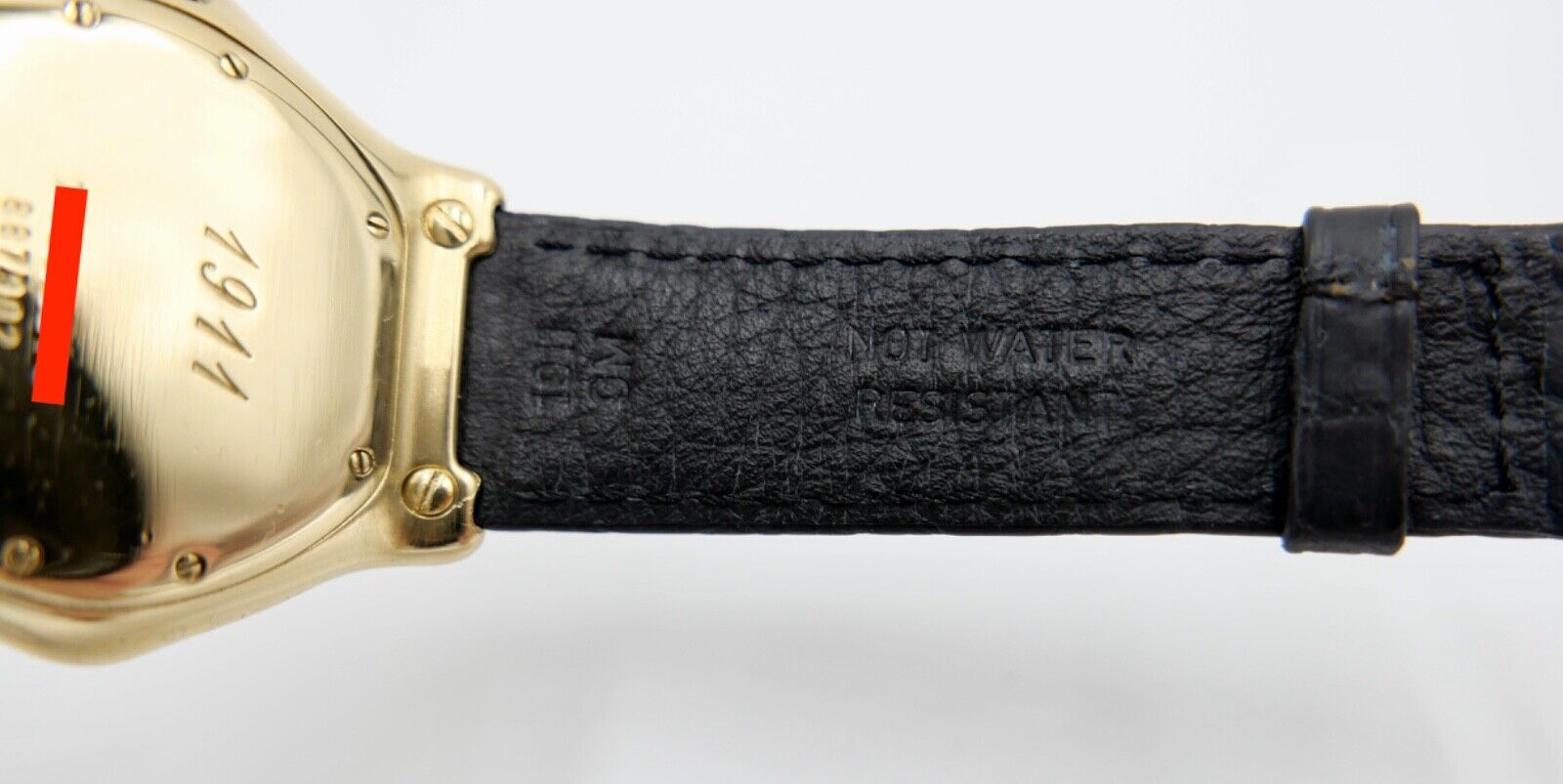 EBEL 1911 Sport Herren Damen Unisex Uhr 750 18K Ø 35mm Ref 887902 mit Lederband - Antikhandel-Stuttgart