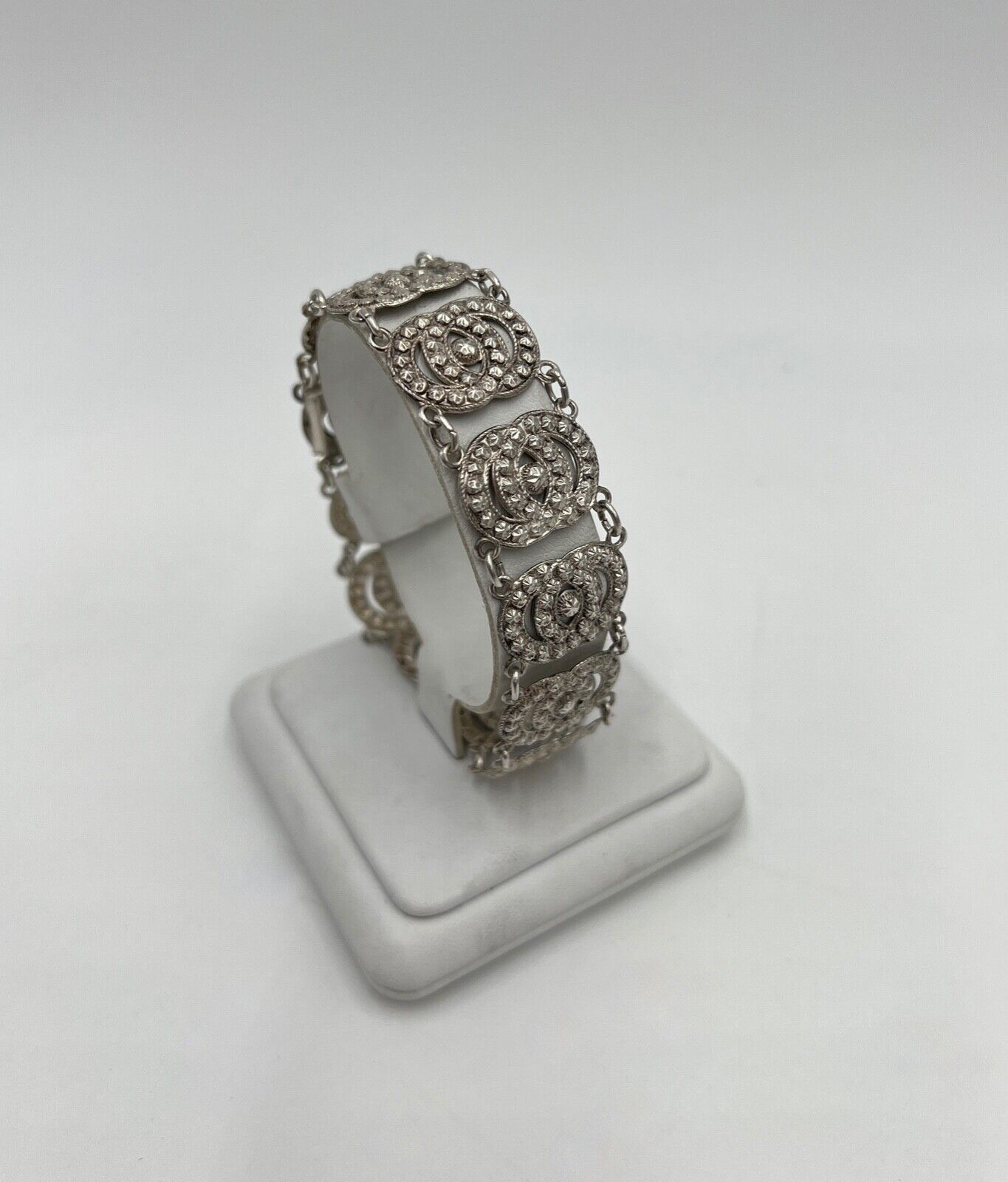 Vintage Design Glieder ARMBAND 835 Silber Gliederarmband - Antikhandel-Stuttgart